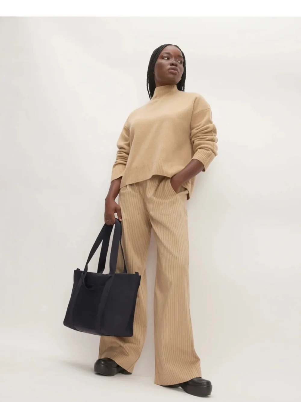 Everlane Recycled Nylon Tote Black